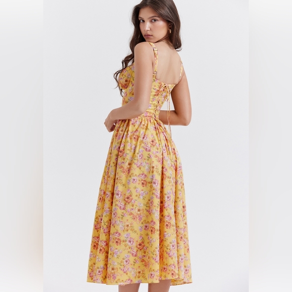 Tatiana butter print midi sundress - Picture 3 of 7